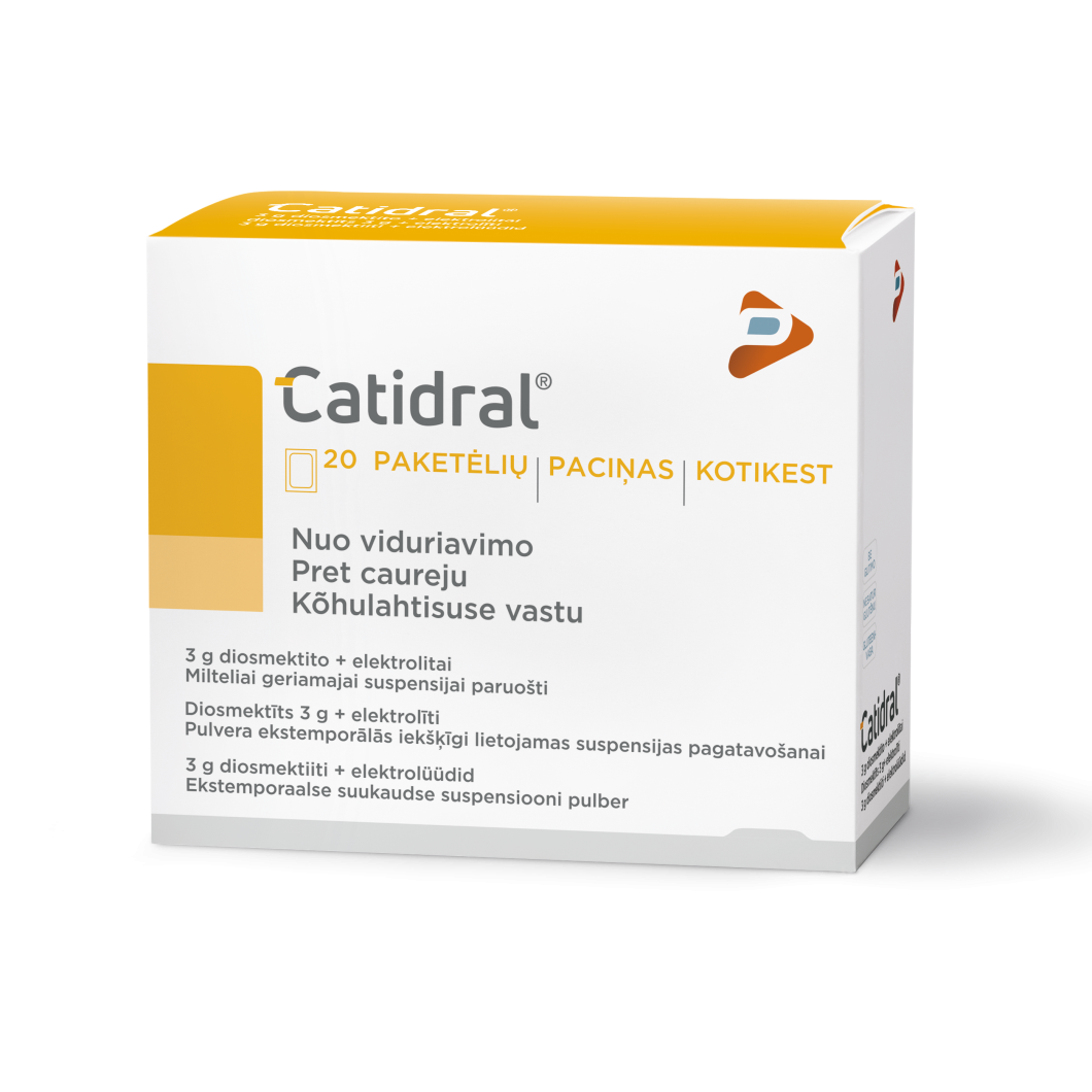 Порошок от диареи для перорального раствора CATIDRAL, 20 шт.