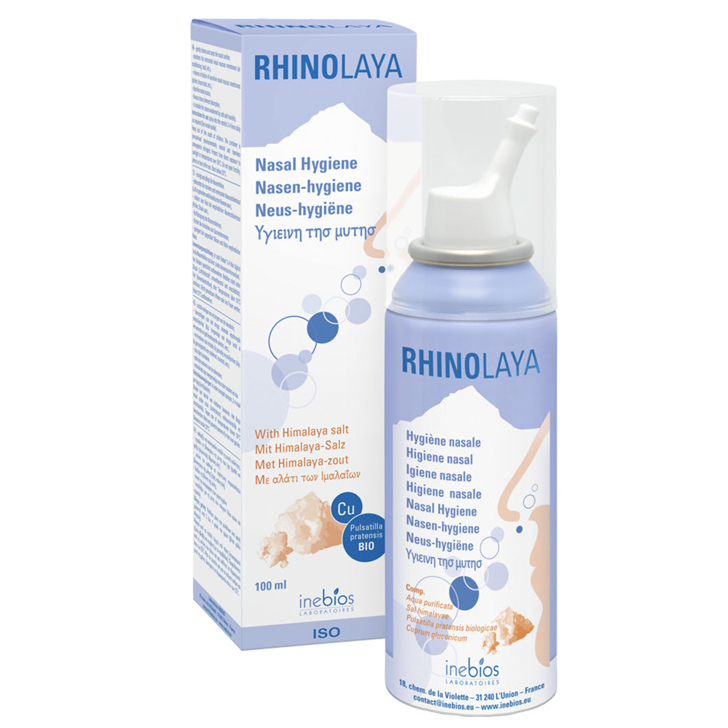 Himalayan salt isotonic nasal spray RHINOLAYA, 100 ml