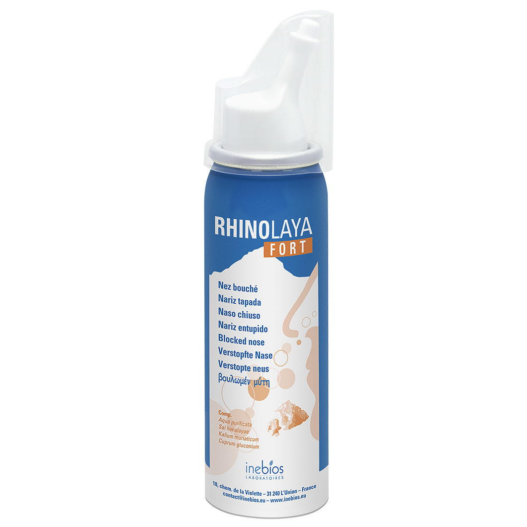 Himalayan salt hypertonic nasal spray RHINOLAYA FORT, 50 ml