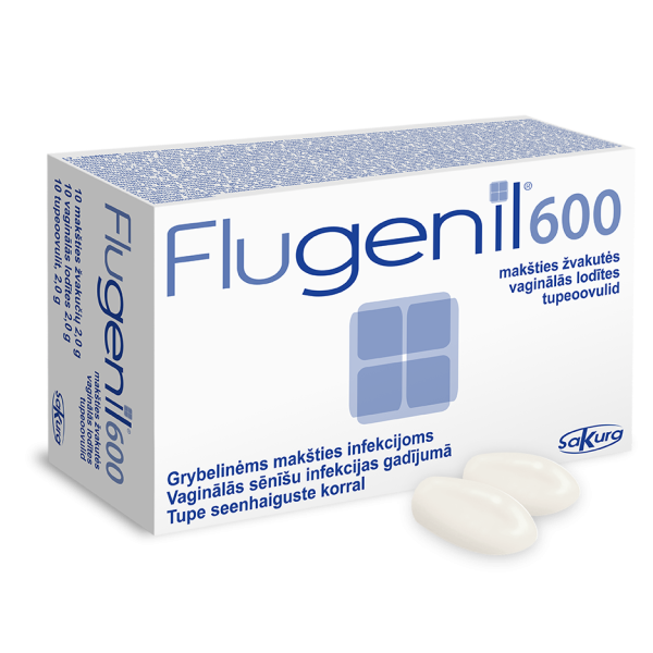 Ovules for vaginal candidiasis FLUGENIL 600, 10 pcs.
